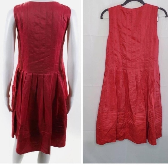 Robert Rodriguez Jeweled Sleeveless Beaded Crew Neck Aline Short Casual Dress - Picture 2 of 10